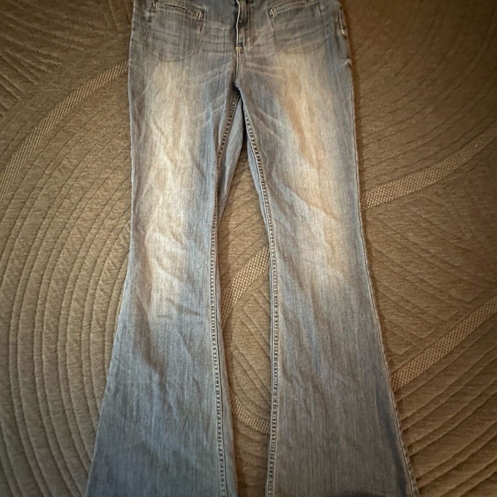 I Heart Ronson Light Blue Flare Jeans